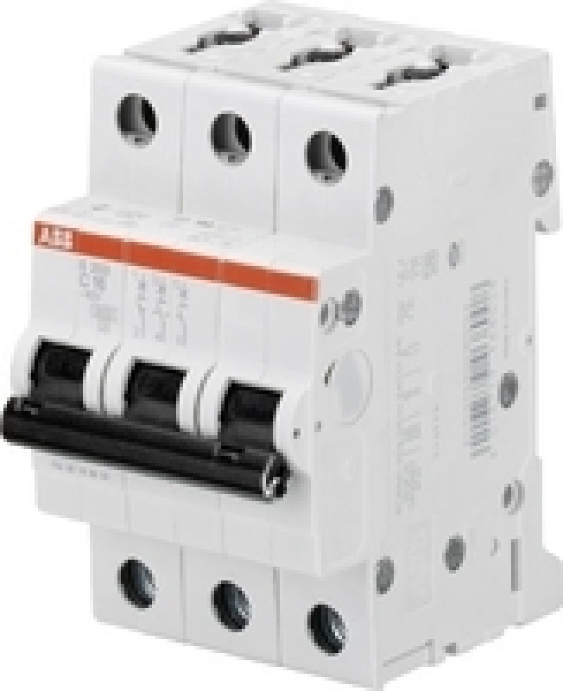 

Выключатель ABB S 203 3P С 16А 6кА 3M [2CDS253001R0164], Выключатель ABB S 203 3P С 16А 6кА 3M 2CDS253001R0164