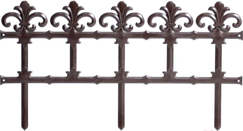 

Бордюр садовый Prosperplast Garden Art коричневый [IPLB-R222], Бордюр садовый Prosperplast Garden Art IPLB-R222 коричневый