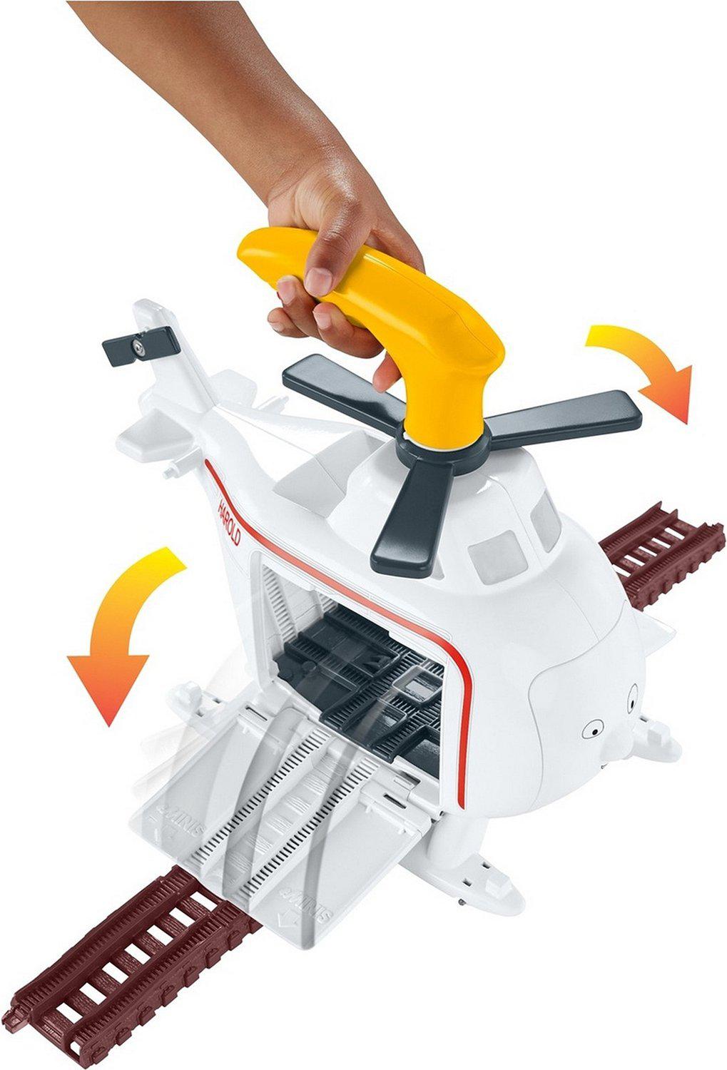 

Игровой набор Mattel Трек-мастер Вертолет Гарольд [GHK85], Трек-мастер Вертолет Гарольд