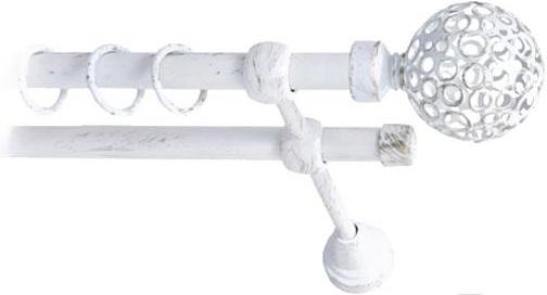 

Карниз Lm Decor Ажур 095 2р гладкий 3м белое золото, Ажур 095 2р гладкий 16мм 3.0м