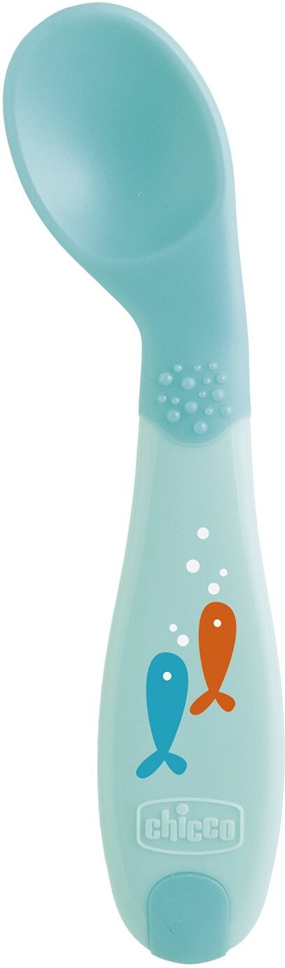

Ложка для кормления Chicco Baby's First Spoon 340728295 голубой [00016100200000], Ложка для кормления Chicco Baby's First Spoon 340728295 00016100200000 голубой