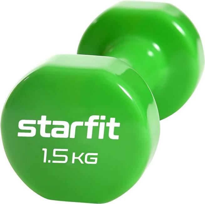 

Гантель Starfit Core DB-101 виниловая 1 кг пара розовый, Core DB-101 виниловая 1 кг пара