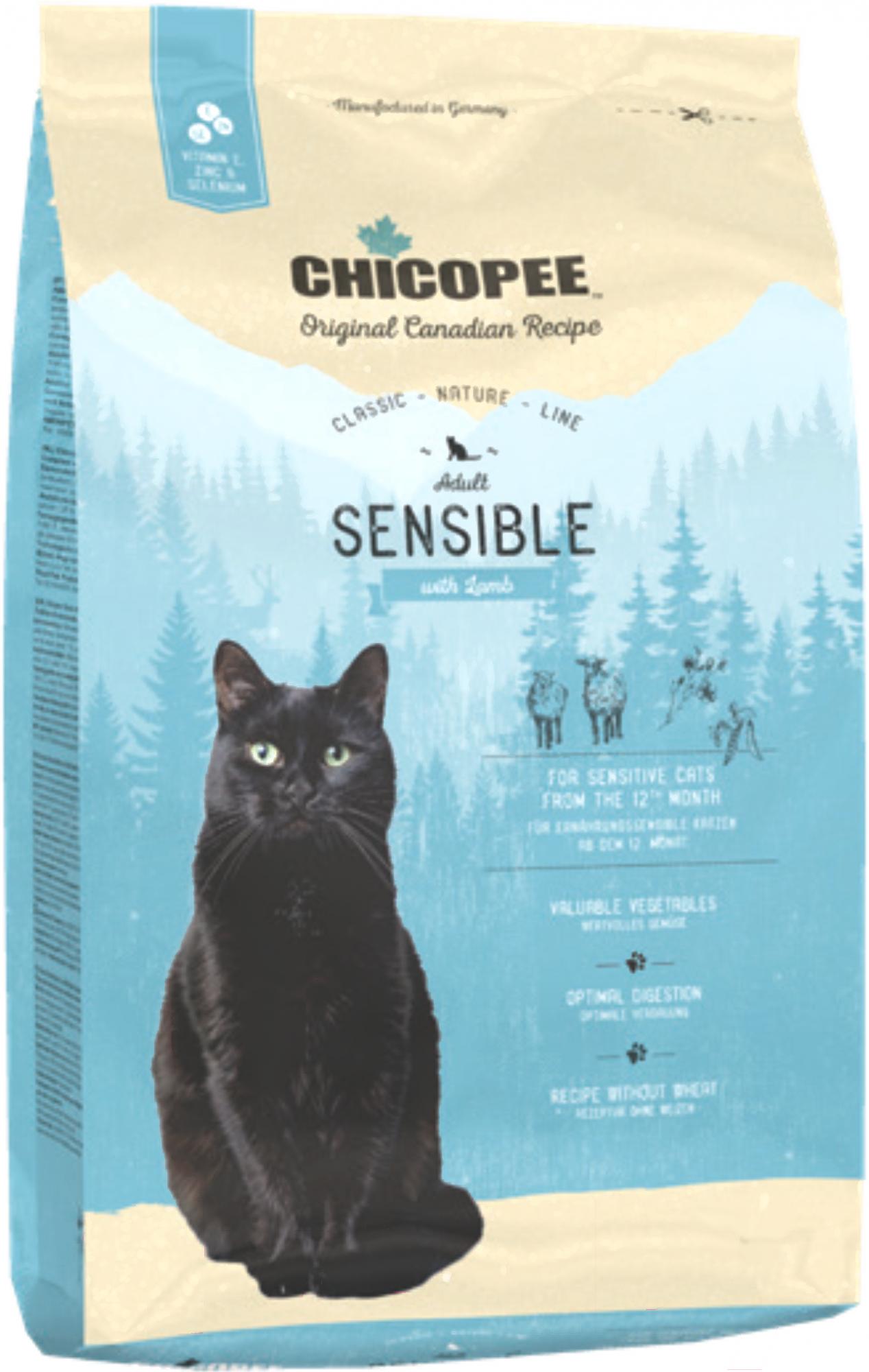 

Корм для кошек Chicopee CNL Sensible с ягненком (1.5кг)