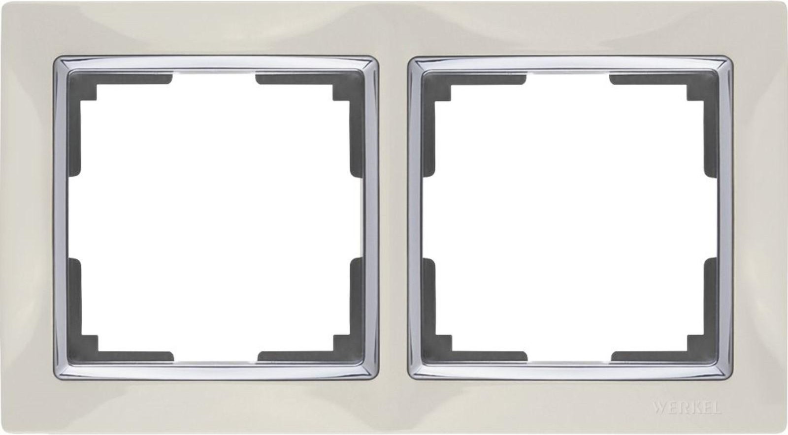 

Рамка Werkel Snabb на 2 поста WL03-Frame-02-ivory слоновая кость [a028901], Рамка Werkel Snabb на 2 поста WL03-Frame-02-ivory a028901 слоновая кость