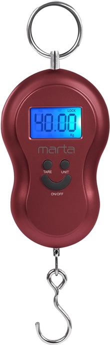 

Кухонные весы Marta MT-1638 бордовый гранат, MT-1638
