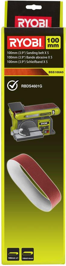 

Шлифлента RYOBI BSS100A5 зерно P80 5 шт [5132003683], BSS100A5 зерно P80 5 шт