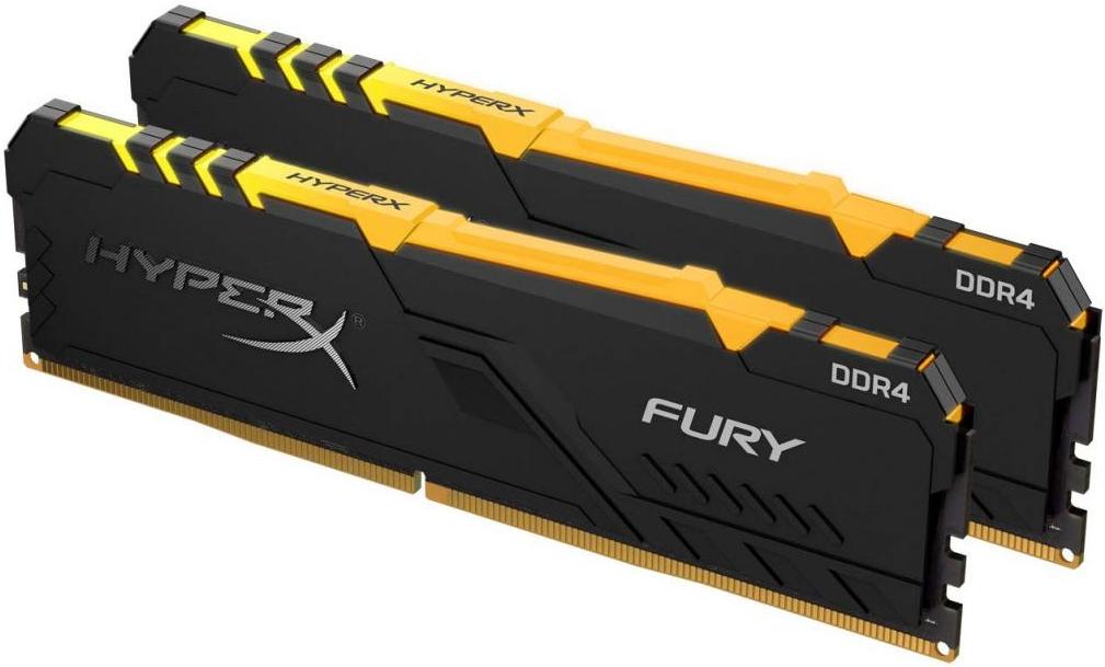 

Оперативная память Kingston DDR IV 16Gb KiTof2 PC-28800 3600MHz HyperX Fury RGB [HX436C17FB3AK2/16], DDR IV 16Gb KiTof2 PC-28800 3600MHz HyperX Fury RGB