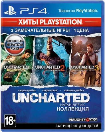 

Игра для приставки ELECTRONIC ARTS Uncharted: Натан Дрейк. Коллекция Хиты PlayStation PS4 русская версия [1CSC20003828], Uncharted: Натан Дрейк. Коллекция русская версия