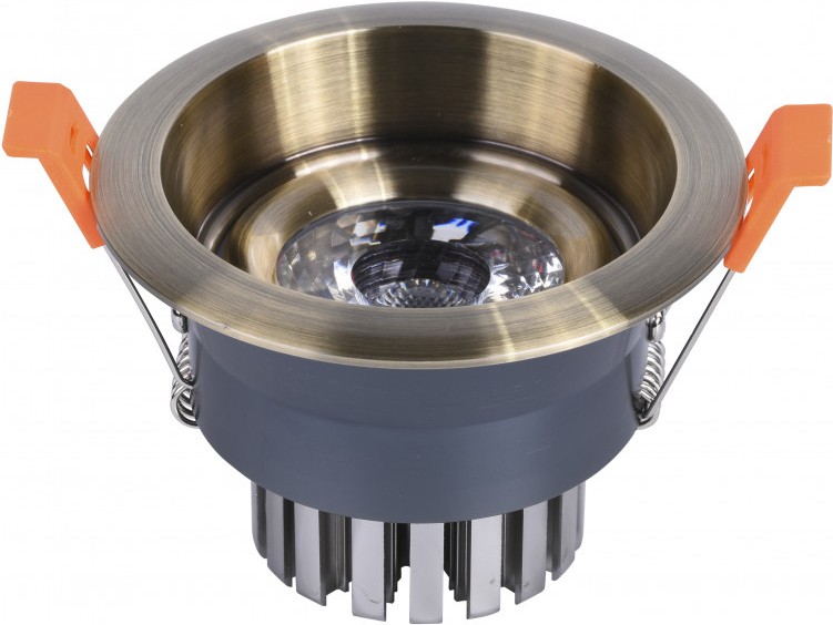 

Встраиваемый точечный светильник KinkLight 2152,20 d9 h7 Led 7W бронзовый