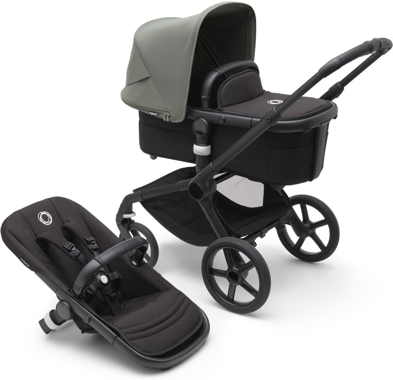 

Коляска Bugaboo Fox5 Complete Black/Forest Green 2 в 1, Коляска Bugaboo Fox5 Complete black/forest green 2 в 1