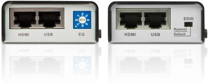 

Адаптер Aten VE803-AT-G, Удлинитель HDMI и USB по кабелю Cat 5 (1080p@40м) ATEN VE803-AT-G