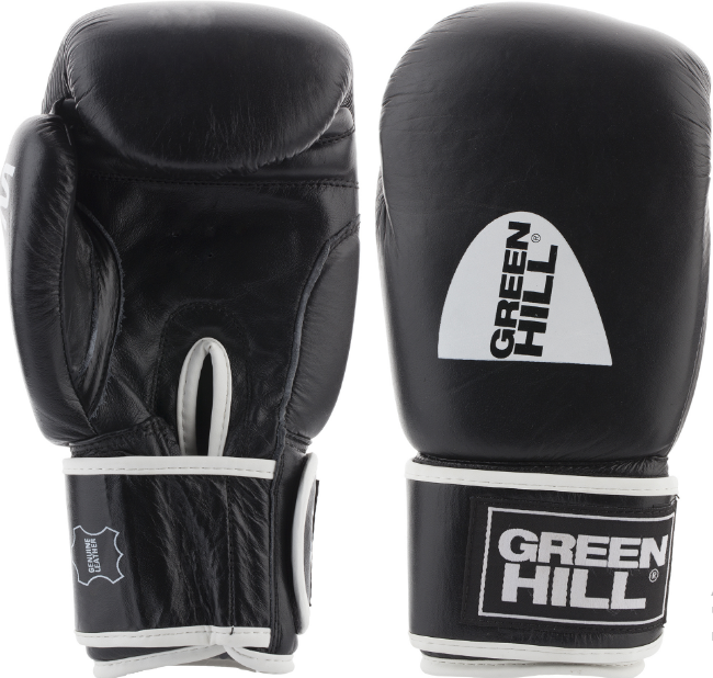 

Боксерские перчатки Green Hill GYM BGG-2018 10 Oz черный, GYM BGG-2018 10oz