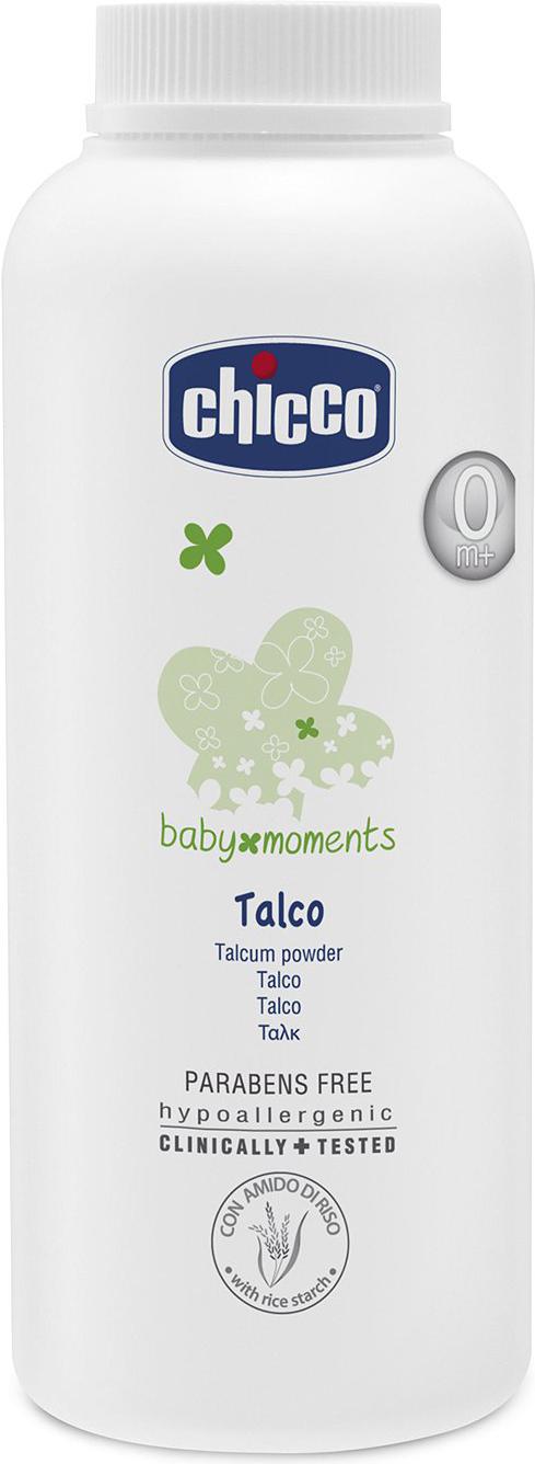 

Тальк детский Chicco Baby Moments с рисовым крахмалом 150 гр 340728207 [00002737400000], Baby Moments с рисовым крахмалом 150 гр 340728207