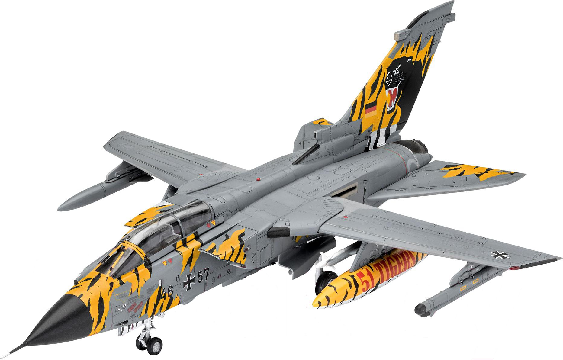 

Cборная модель Revell Немецкий разведчик-бомбардировщик Tornado ECR Tigermeet 2018 (3880)
