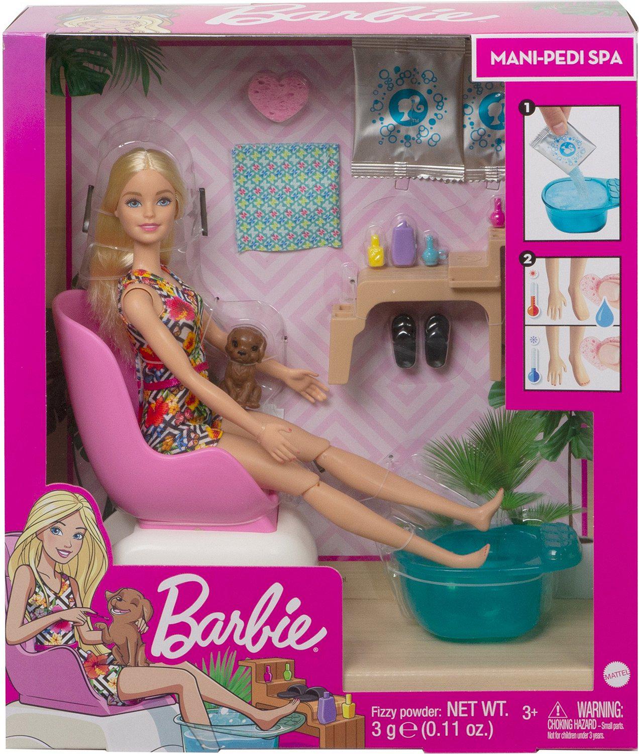 

Игровой набор Barbie для маникюра/педикюра [GHN07], для маникюра/педикюра
