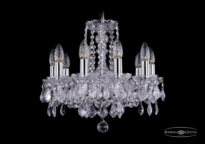 

Подвесная люстра Bohemia Ivele Crystal 1402/10/141/Ni/Leafs
