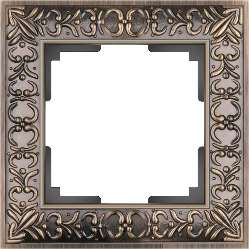 

Рамка для выключателя и розетки Werkel Antik 1 пост WL07-Frame-01 бронза [a029838], Antik 1 пост WL07-Frame-01