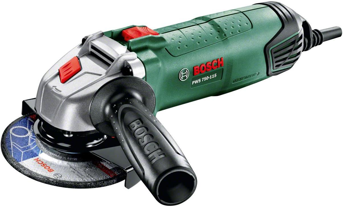 

Угловая шлифовальная машина Bosch PWS 750-115 New (0.603.3A2.420), PWS 750-115