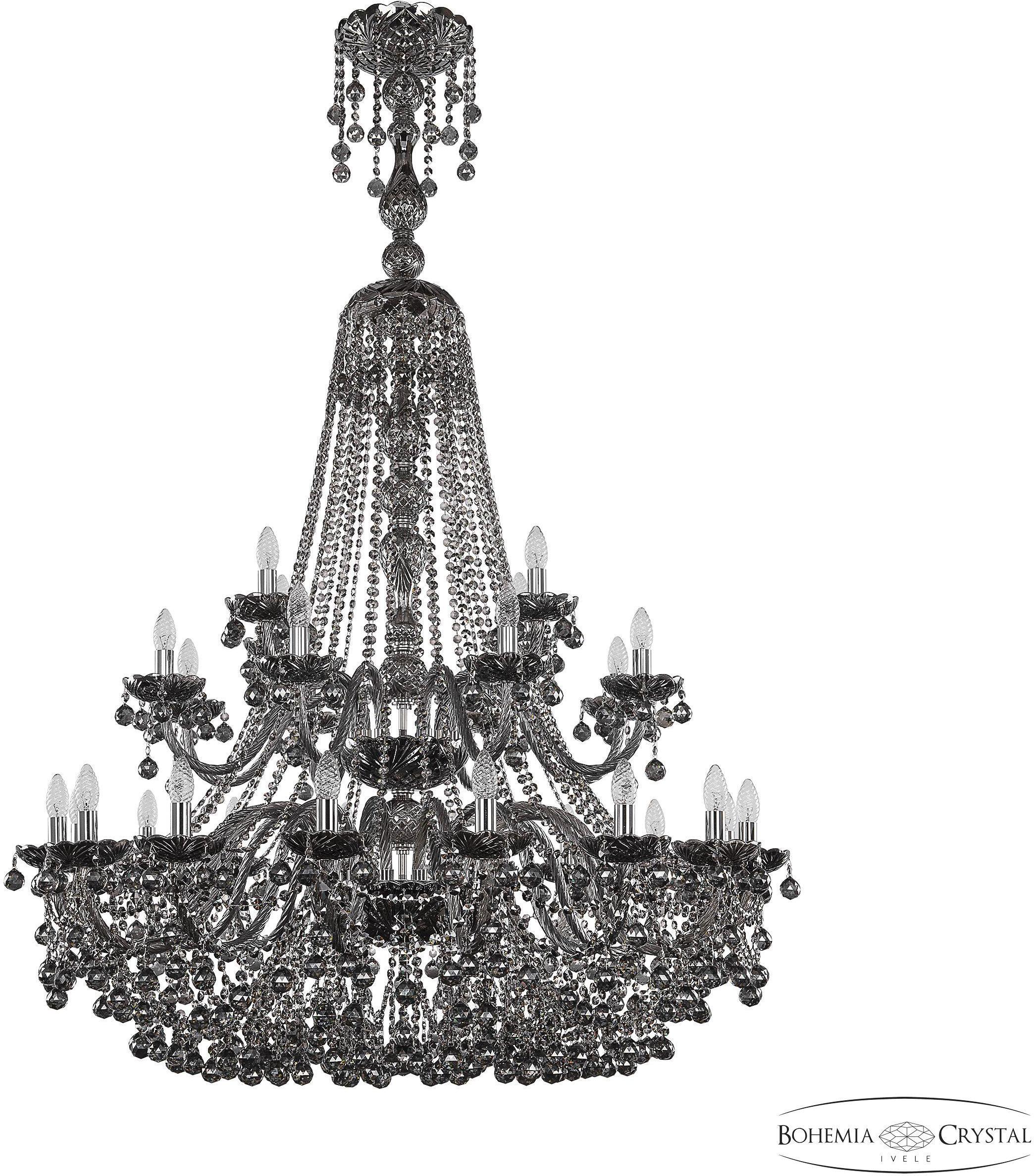 

Подвесная люстра Bohemia Ivele Crystal 1409/16+8+4/400/XL-164/2d Ni M731