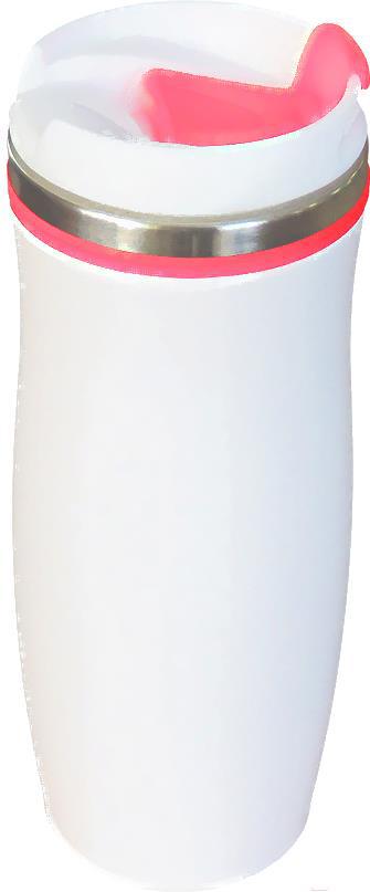 

Термокружка Utta Latte 5003.05 белый/красный, Latte 5003.05