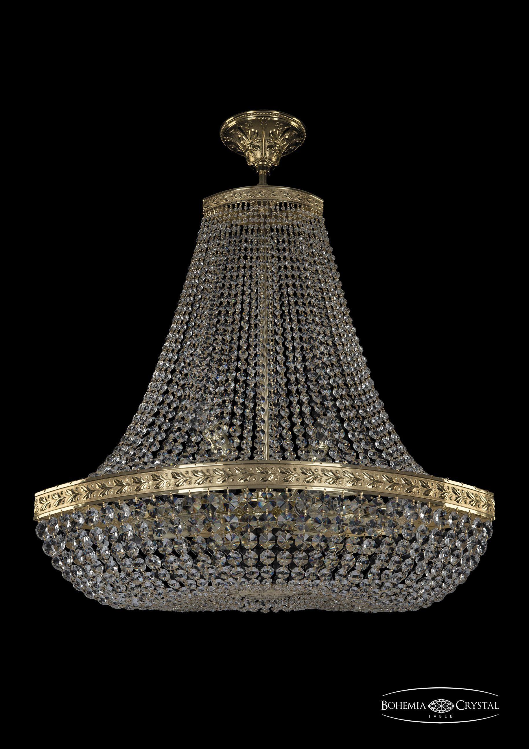 

Люстра на штанге Bohemia Ivele Crystal 19113/H2/70IV G