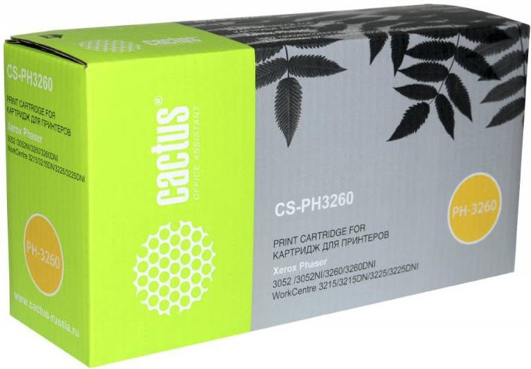 

Картридж Cactus CS-PH3260 Black