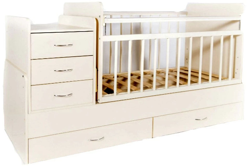 

Детская кроватка Bambini М.01.10.01 слоновая кость