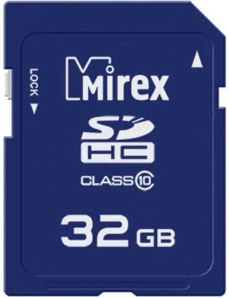 

Карта памяти Mirex Флеш SD 32GB SDHC Class 10 [13611-SD10CD32], Карта памяти Mirex SDHC Class 10 32GB 13611-SD10CD32