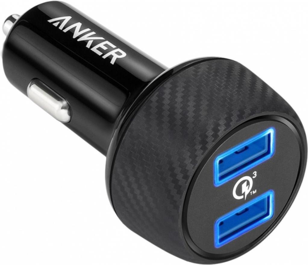 

Зарядное устройство Anker PowerDrive 2XUSB 39W Black [A2228H11], PowerDrive 2XUSB 39W