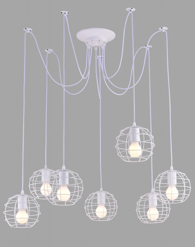 

Потолочный подвесной светильник ARTE Lamp A1110SP-7WH, A1110SP-7WH