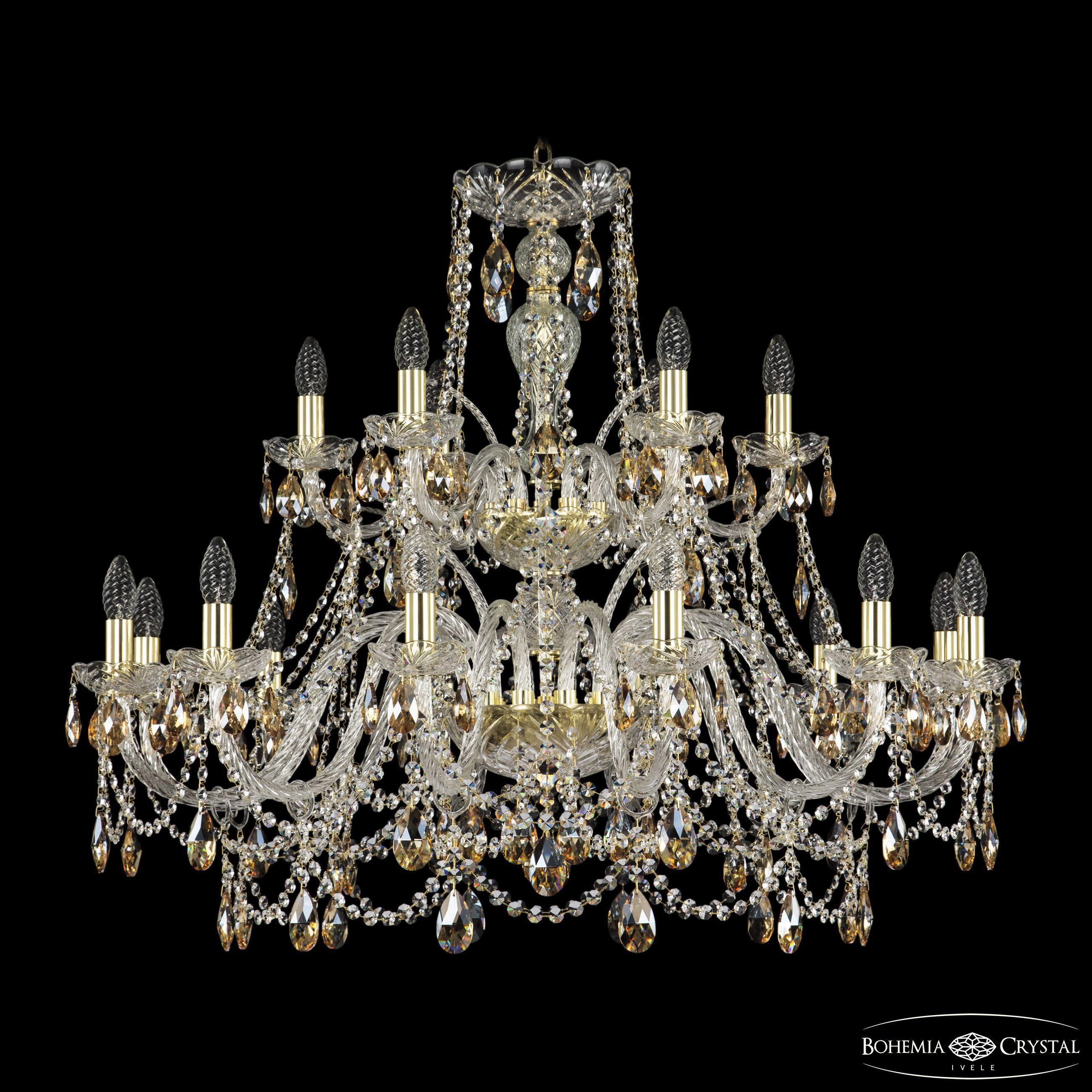 

Подвесная люстра Bohemia Ivele Crystal 1411/12+6/360/2d G K721