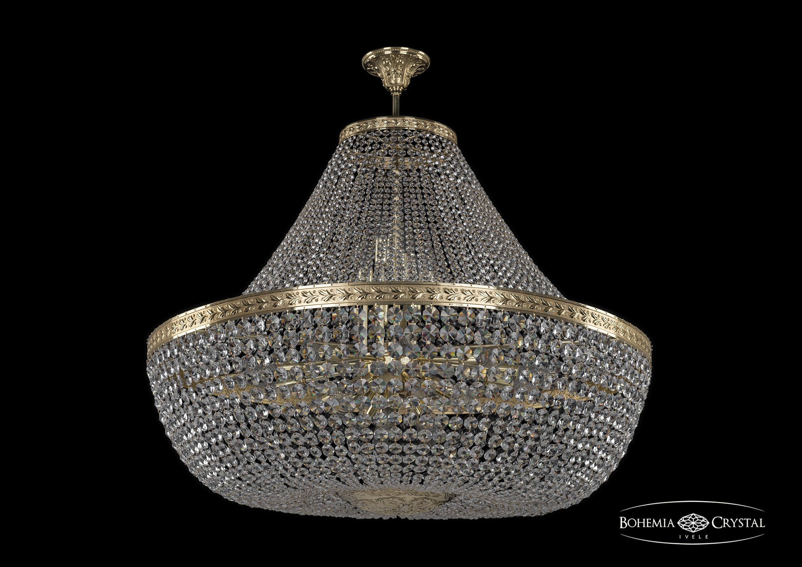 

Люстра на штанге Bohemia Ivele Crystal 19111/H1/100IV G