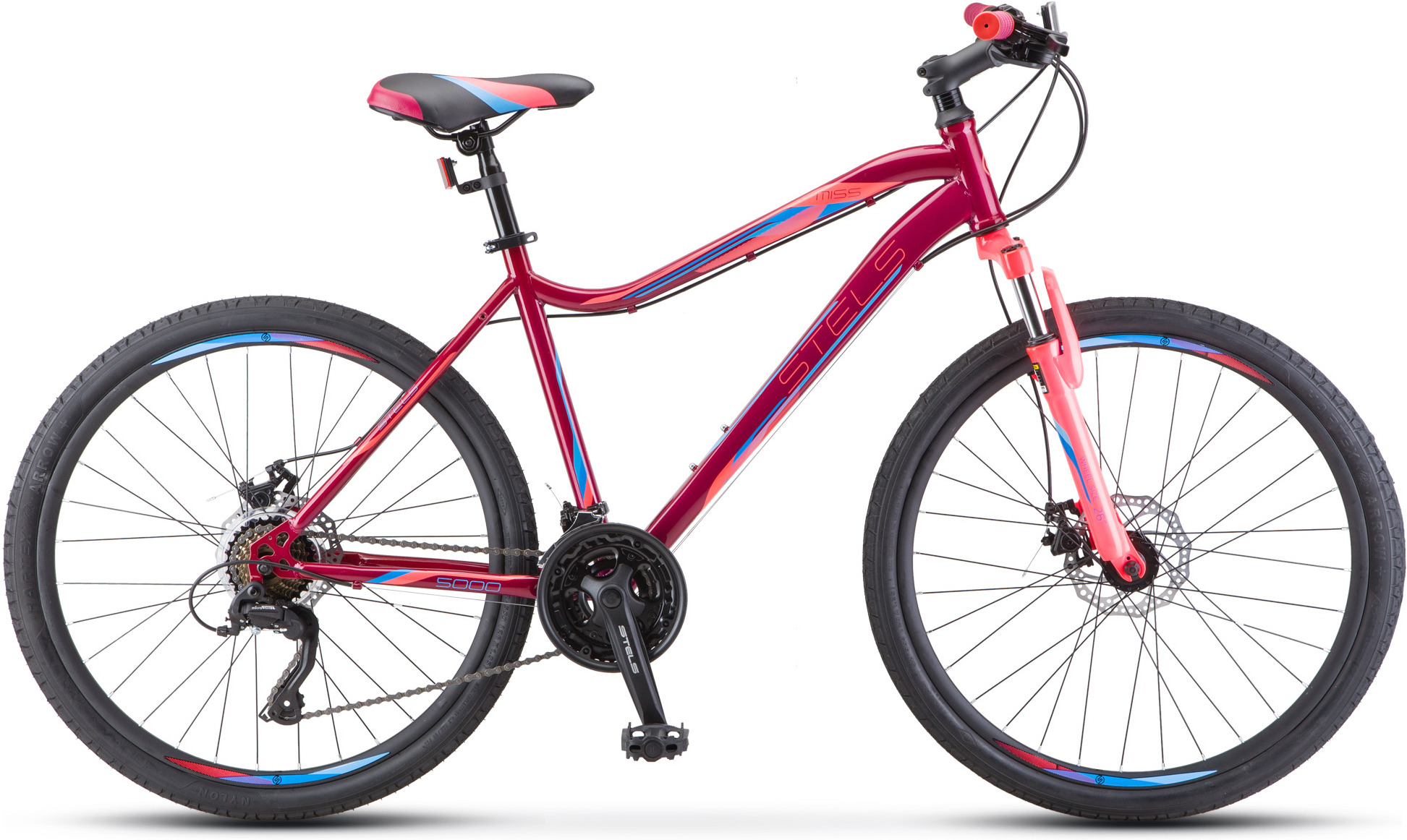 

Велосипед Stels Miss 5000 MD 26 V020 р. 18 вишнёвый/розовый (LU096322*LU089358)