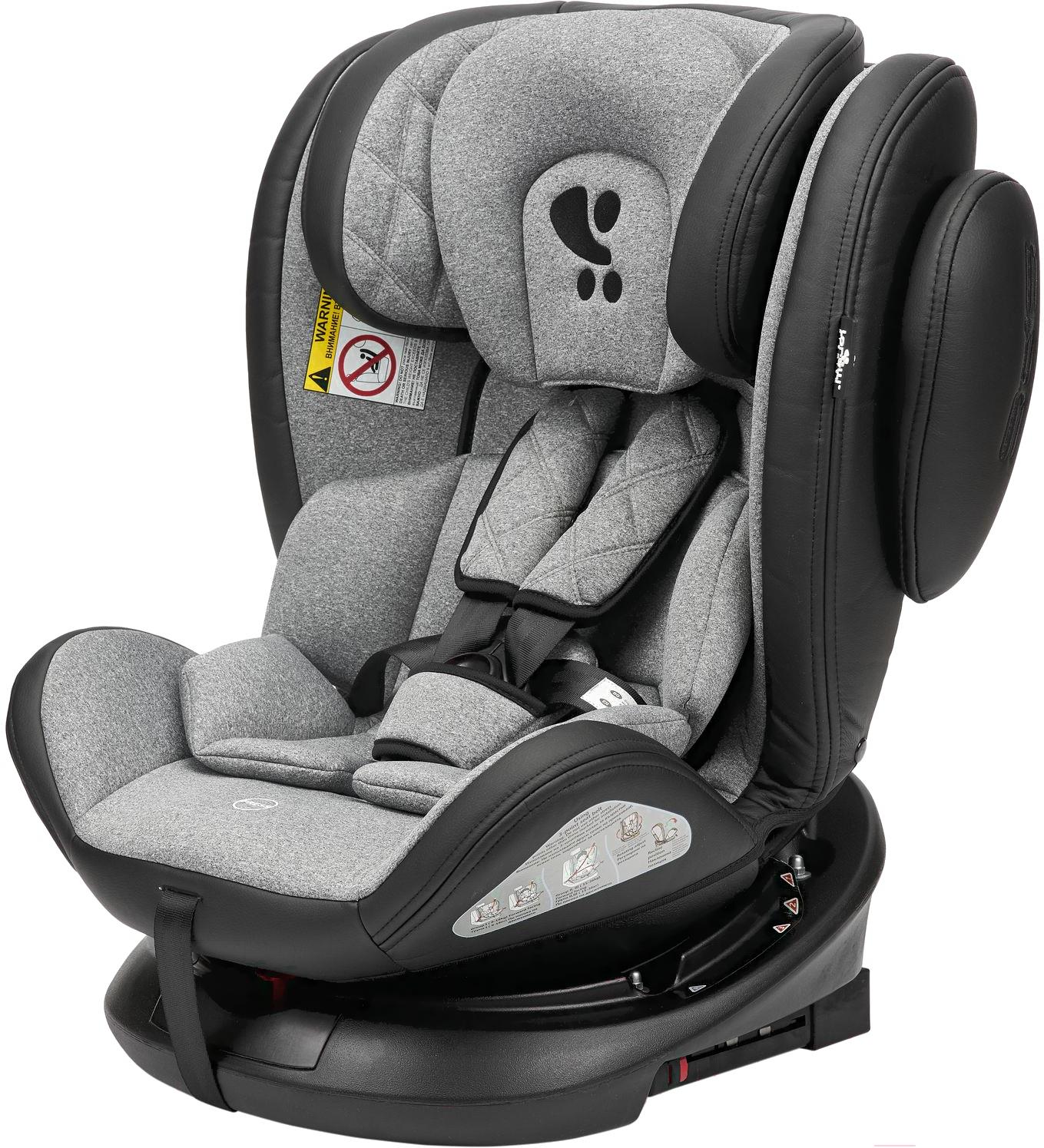 

Автокресло Lorelli Aviator Isofix Black/Light Grey [10071301901], Aviator Isofix
