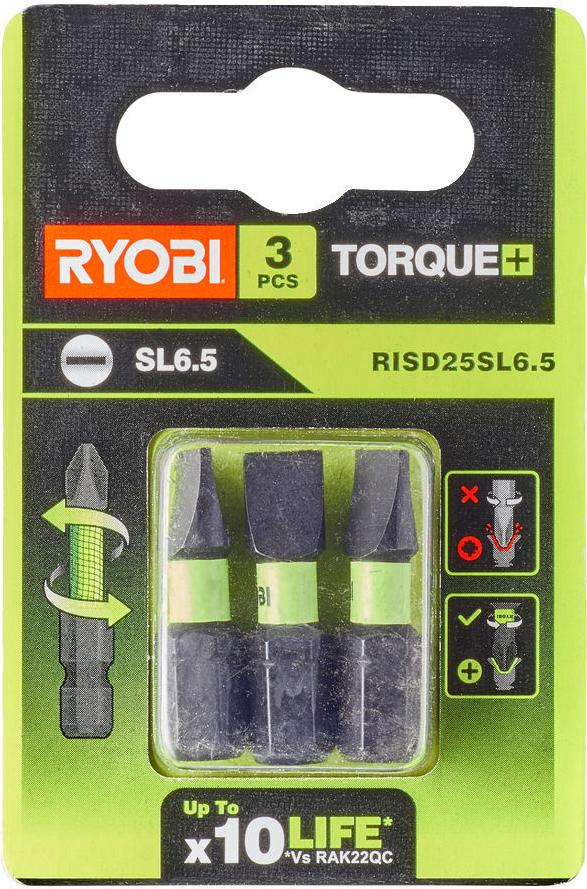 

Набор бит RYOBI RISD25SL6.5 (3 предмета) [5132004126], RISD25SL6.5 (3 предмета)