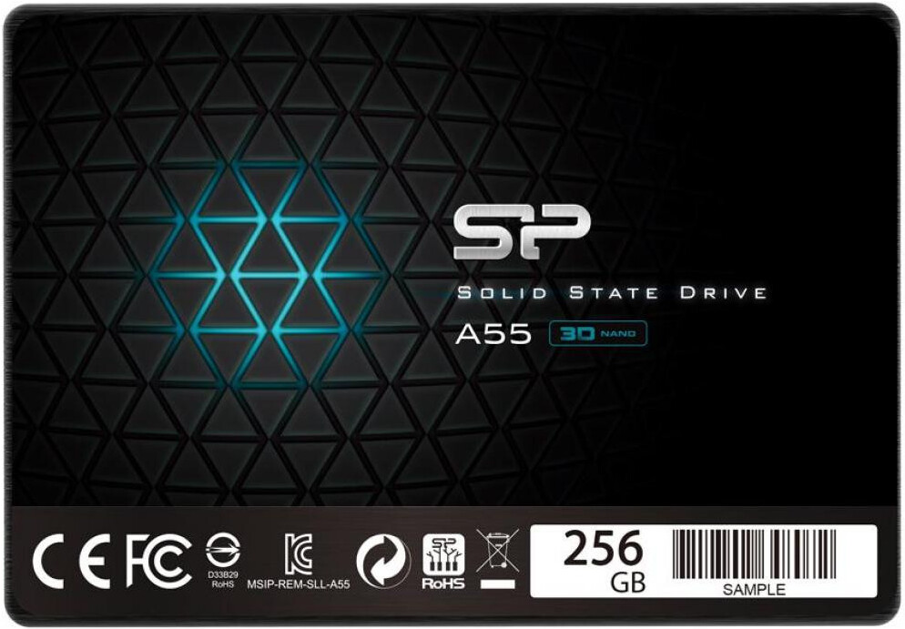 

SSD диск Silicon-Power Ace A55 256GB [SP256GBSS3A55S25], Твердотельный накопитель Silicon Power 256GB SP256GBSS3A55S25