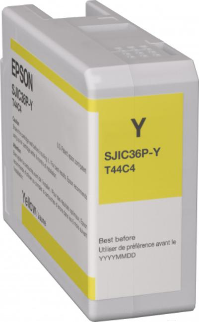 

Картридж Epson SJIC36P(Y) желтый [C13T44C440], Картридж Epson SJIC36P(Y) C13T44C440 желтый
