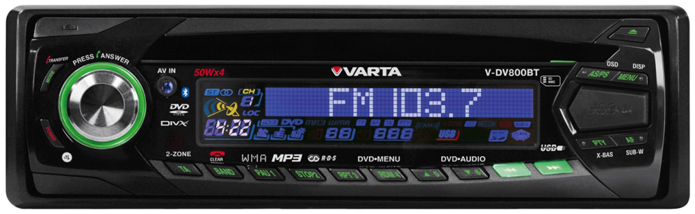 

Автомагнитола Varta V-DV800BT, V-DV800BT