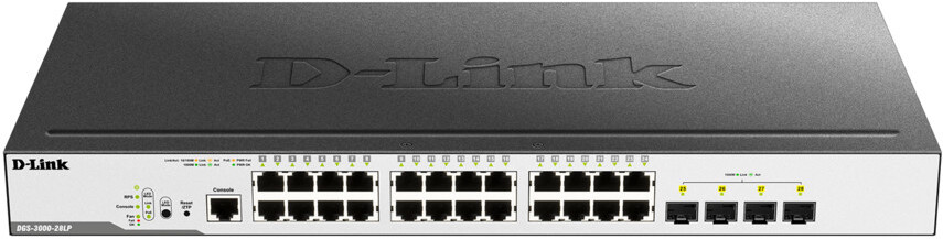 

Коммутатор D-Link Switch DGS-3000-28LP/B1A, Коммутатор D-Link DGS-3000-28LP/B1A