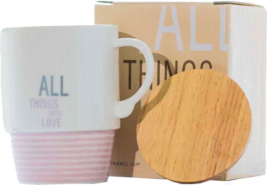 

Кружка monAmi MUG-216 с крышкой 350мл [MUG-216], Кружка MonAmi MUG-216 с крышкой 350мл