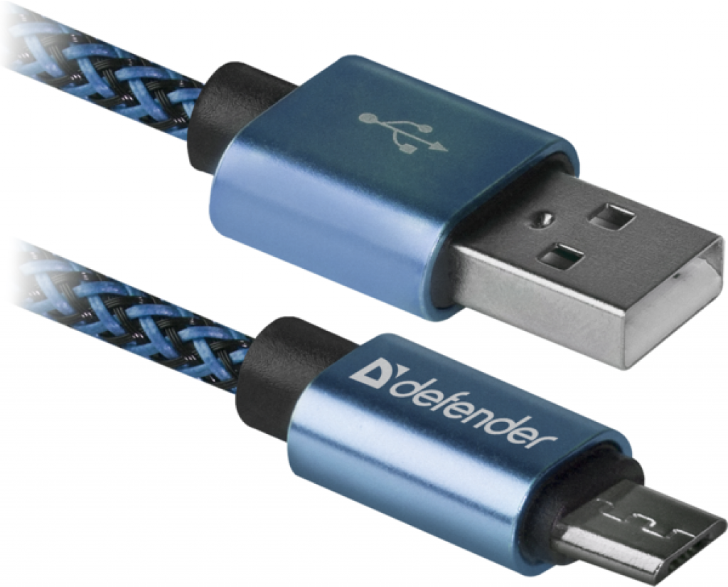 

Кабель для компьютера Defender USB08-03T PRO синий, Defender USB08-03T PRO синий