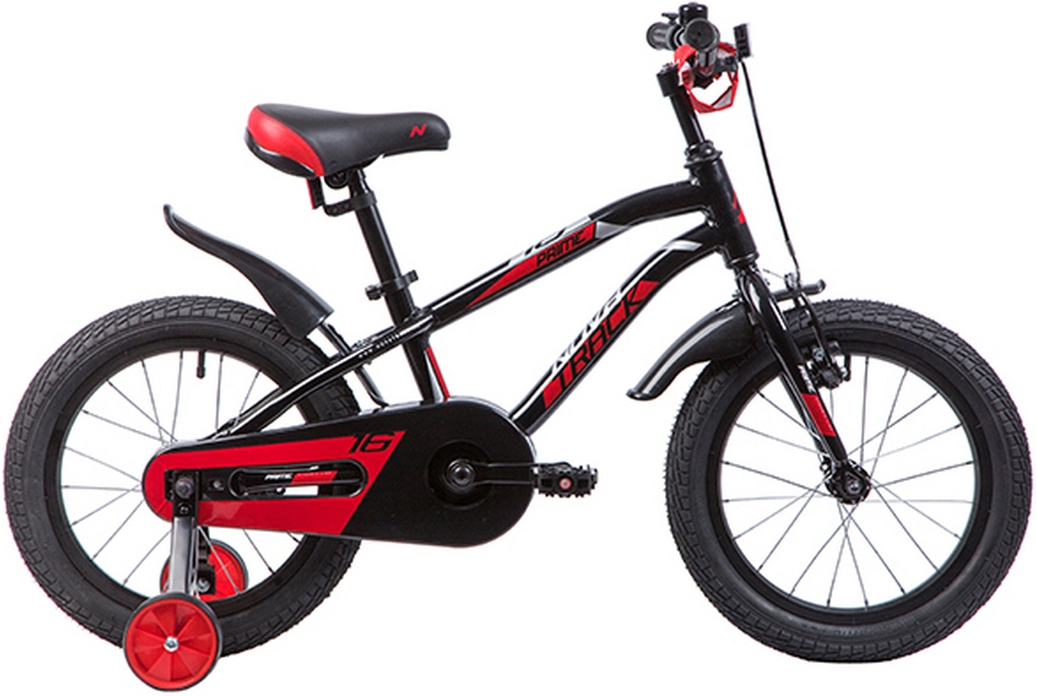 

Велосипед детский Novatrack Prime 16'' черный [167APRIME.BK9], Детский велосипед Novatrack Prime 16 (черный/красный, 2019)