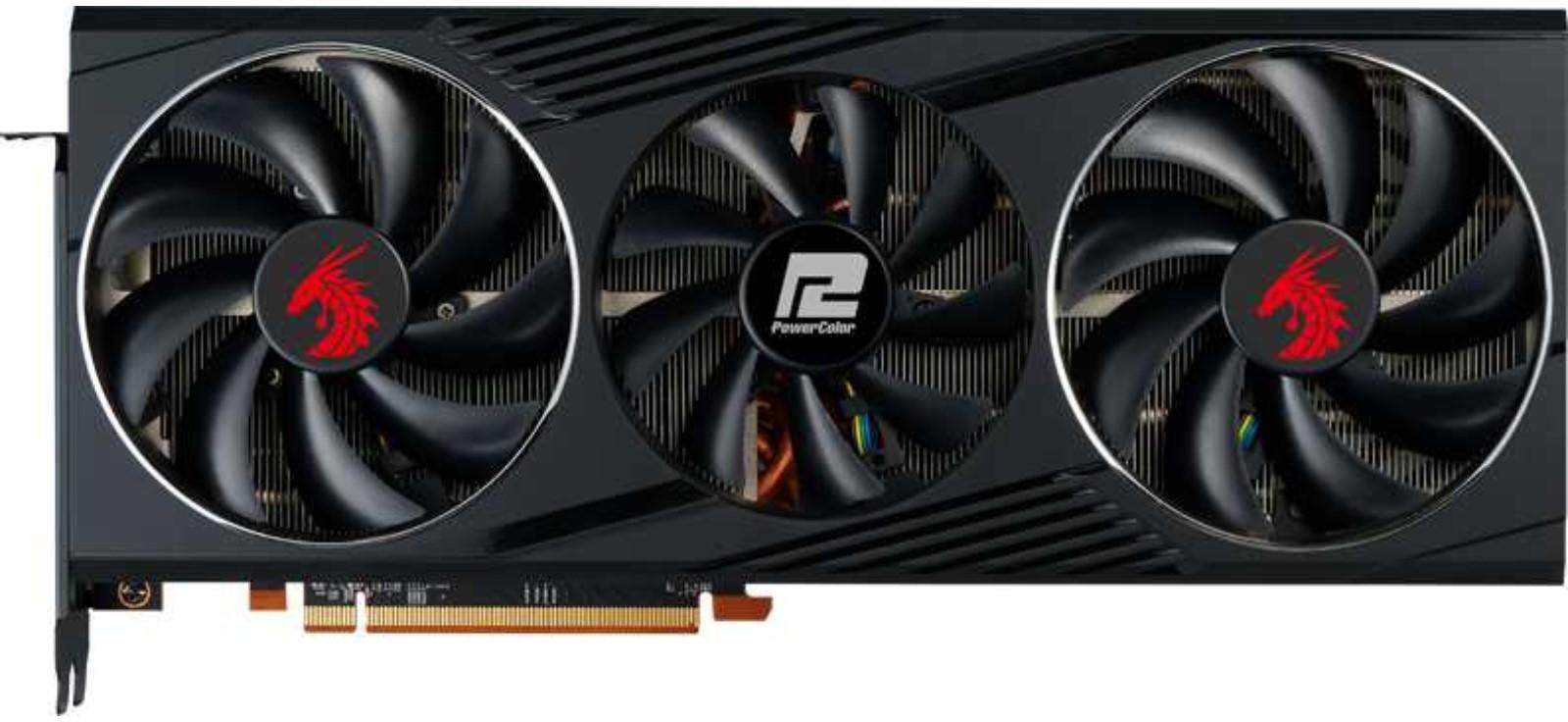 

Видеокарта PowerColor PCI-E 4.0 AMD Radeon RX 6800XT [AXRX 6800XT 16GBD6-3DHR/OC], Видеокарта PowerColor Red Dragon Radeon RX 6800 XT OC 16GB GDDR6 (AXRX 6800XT 16GBD6-3DHR/OC)