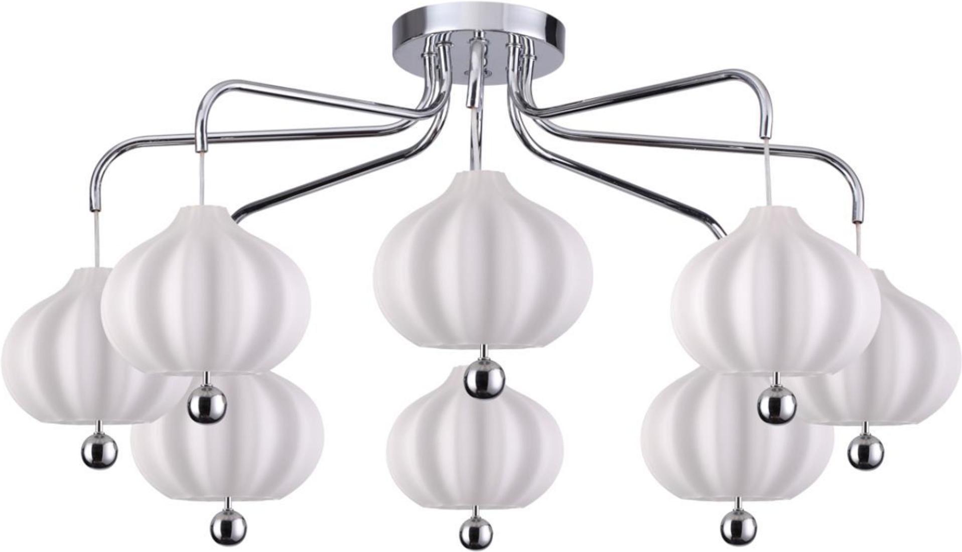 

Накладная люстра Lumion Juliet LN20 154 E27 8*60W 220V хром/белый [4458/8C], Juliet LN20 154 E27 8*60W 220V