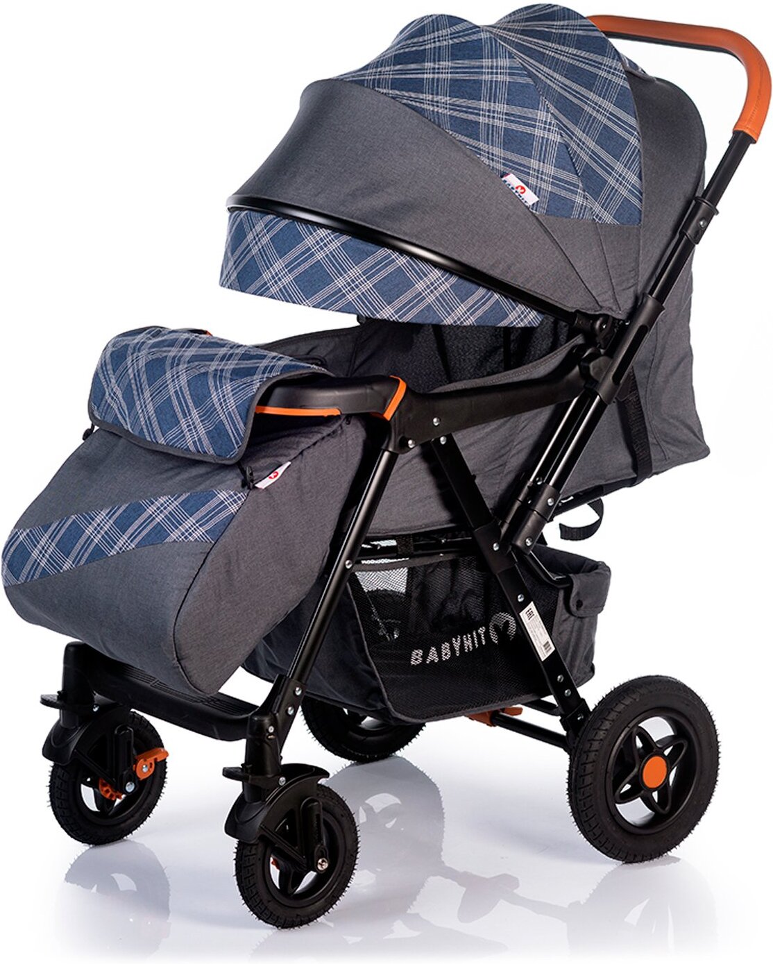 

Детская коляска Babyhit Sense Plus Grey/Dark Blue