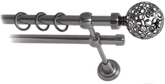 

Карниз Lm Decor Ажур 095 2р гладкий 2.4м антрацит, Ажур 095 2р гладкий 16мм 2.4м