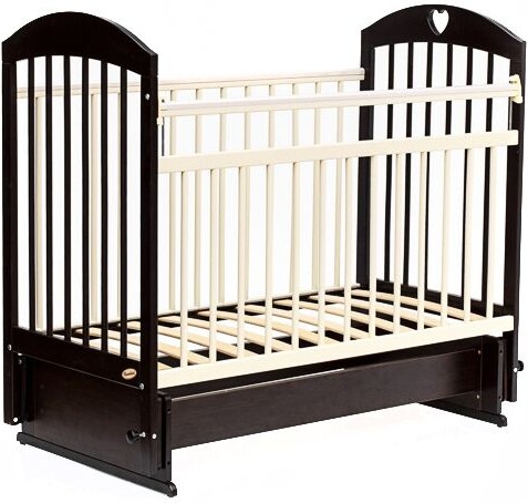 

Детская кроватка Bambini Comfort 20 мультимаятник темный орех/слоновая кость