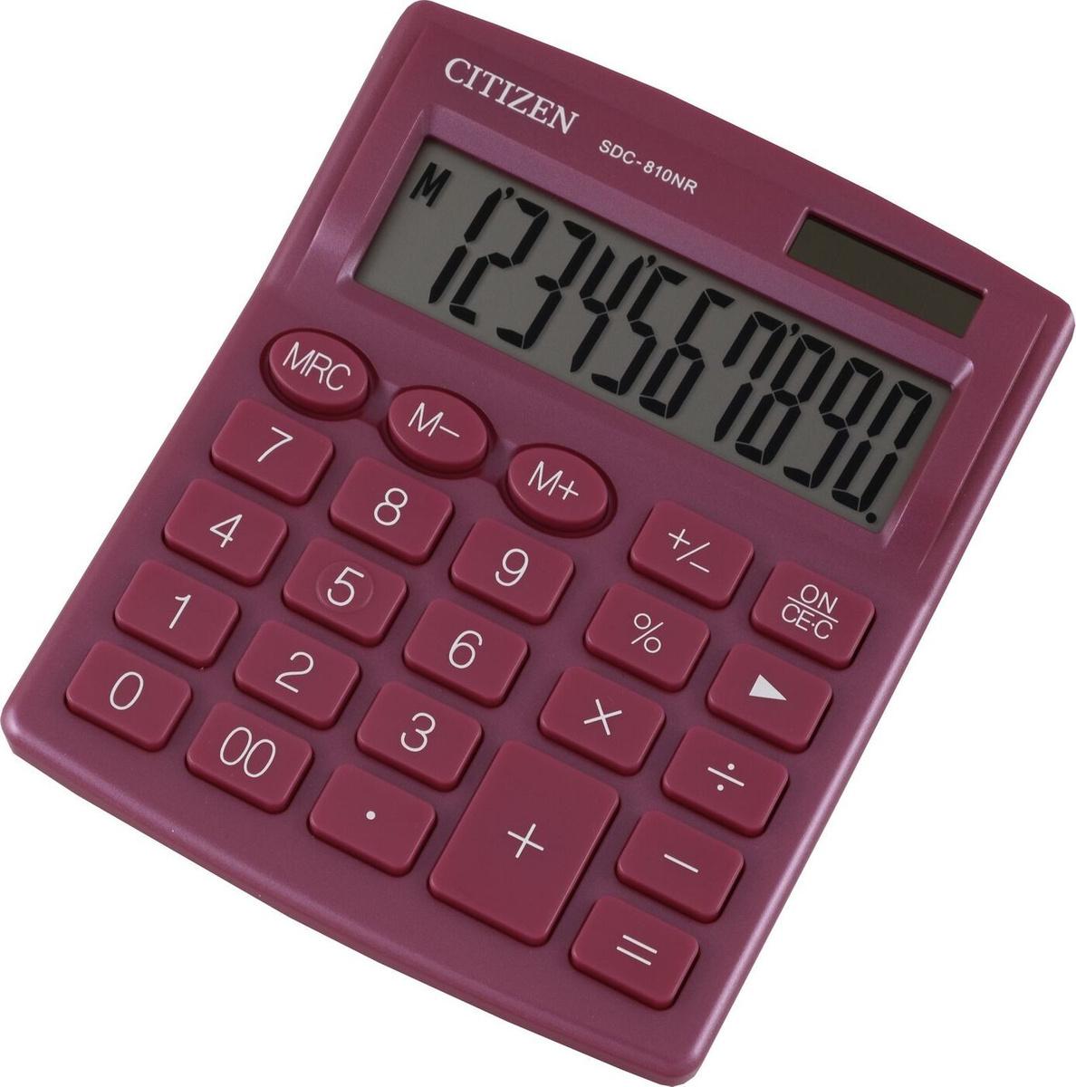 

Калькулятор Citizen SDC-810 NRPKE розовый