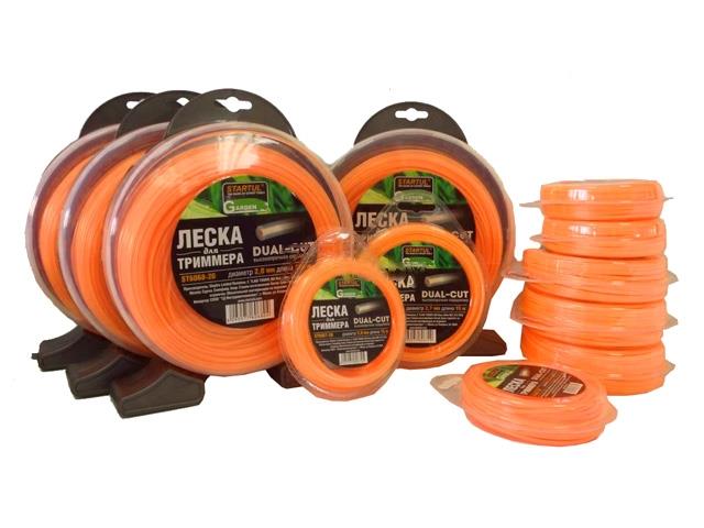 

Леска для триммера Startul ST6068-20, Леска ф 2.0 х 126 м круглое сечение dual-cut Garden