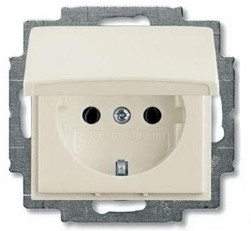 

Розетка ABB Basic 55 2018-0-1500 шале-белый, Basic 55 2018-0-1500